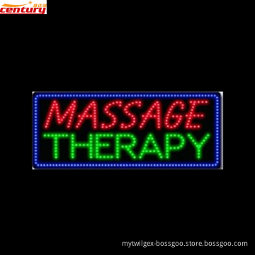 wholesale china factory price massage therapy animated led sign